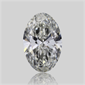 Natural Diamond 0.70 Carats, Oval with  Cut, J Color, VS1 Clarity and Certified by GIA