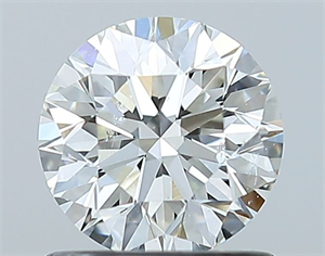Picture of Natural Diamond 0.90 Carats, Round with Excellent Cut, H Color, SI2 Clarity and Certified by GIA