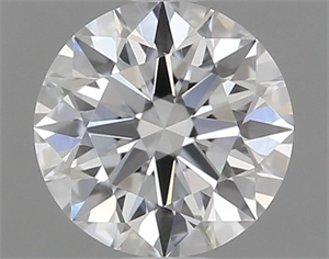 Foto Diamante Natural 0.56 quilates, Redondo , Color D, claridad IF y certificado GIA de