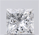 Diamante Natural 0.72 quilates, Princesa , Color E, claridad VVS1 y certificado GIA