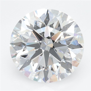 Picture of Lab Grown Diamond 3.84 Carats, Round with Ideal Cut, D Color, VVS1 Clarity and Certified by IGI