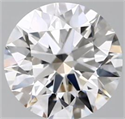 Lab Grown Diamond 2.07 Carats, Round with Ideal Cut, E Color, VVS2 Clarity and Certified by IGI