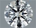 Natural Diamond 1.00 Carats, Round with Excellent Cut, G Color, I1 Clarity and Certified by IGI