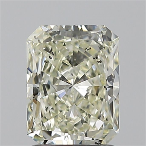 Foto Diamante Natural 1.50 quilates, Radiante , Color L, claridad SI2 y certificado GIA de