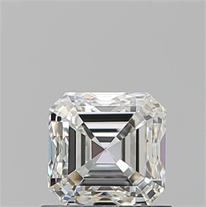 Picture of Natural Diamond 0.90 Carats, Asscher with  Cut, I Color, VVS1 Clarity and Certified by GIA