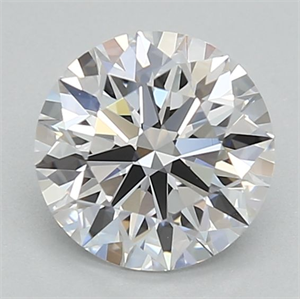 Picture of Lab Grown Diamond 0.91 Carats, Round with Ideal Cut, D Color, VVS2 Clarity and Certified by IGI