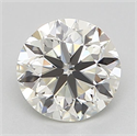 Diamante Natural 0.50 quilates, Redondo , Color J, claridad VVS2 y certificado GIA