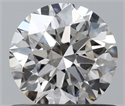 Natural Diamond 0.70 Carats, Round with Excellent Cut, H Color, VS2 Clarity and Certified by IGI