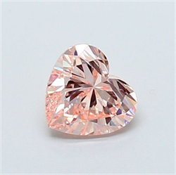 Picture of Lab Grown Diamond 1.71 Carats, Heart with  Cut, Fancy Intense Pink Color, VVS2 Clarity and Certified by IGI
