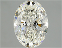 Natural Diamond 1.20 Carats, Oval with  Cut, I Color, SI2 Clarity and Certified by GIA