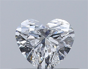 Picture of Natural Diamond 0.31 Carats, Heart with  Cut, D Color, VVS1 Clarity and Certified by GIA