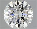 Natural Diamond 0.45 Carats, Round with Excellent Cut, G Color, IF Clarity and Certified by GIA