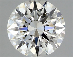 Picture of Natural Diamond 0.45 Carats, Round with Excellent Cut, G Color, IF Clarity and Certified by GIA