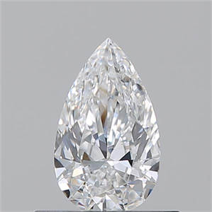 Foto Diamante Natural 0.51 quilates, De pera , Color E, claridad VVS1 y certificado GIA de