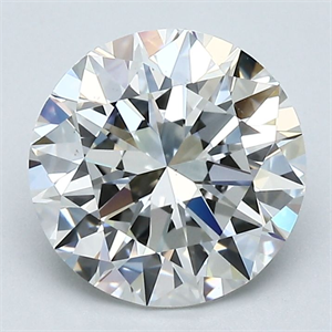Picture of Natural Diamond 2.24 Carats, Round with Excellent Cut, I Color, VS1 Clarity and Certified by GIA
