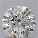 Natural Diamond 0.70 Carats, Round with Excellent Cut, G Color, VVS2 Clarity and Certified by GIA