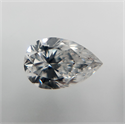 Diamante Natural 0.19 quilates, De pera , Color E, claridad SI2 y certificado GIA