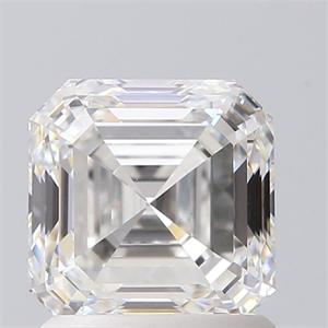 Picture of Natural Diamond 1.51 Carats, Asscher with  Cut, F Color, VVS2 Clarity and Certified by GIA