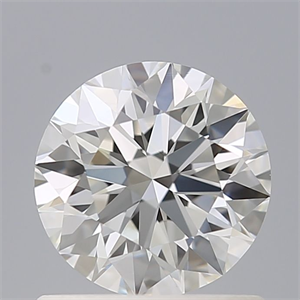 Picture of Natural Diamond 0.71 Carats, Round with Excellent Cut, F Color, VVS1 Clarity and Certified by IGI