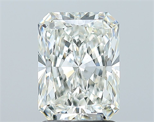 Foto Diamante Natural 1.82 quilates, Radiante , Color J, claridad SI2 y certificado GIA de