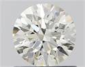 Natural Diamond 0.74 Carats, Round with Excellent Cut, J Color, VS1 Clarity and Certified by IGI