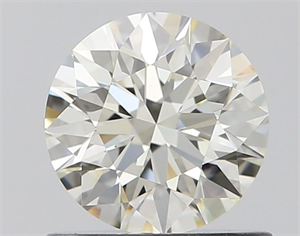 Picture of Natural Diamond 0.74 Carats, Round with Excellent Cut, J Color, VS1 Clarity and Certified by IGI