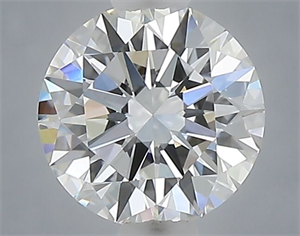 Picture of Lab Grown Diamond 1.05 Carats, Round with Excellent Cut, E Color, VVS2 Clarity and Certified by IGI