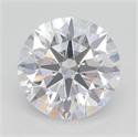 Lab Grown Diamond 3.40 Carats, Round with Excellent Cut, D Color, VS1 Clarity and Certified by GIA