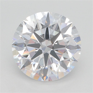 Picture of Lab Grown Diamond 3.40 Carats, Round with Excellent Cut, D Color, VS1 Clarity and Certified by GIA