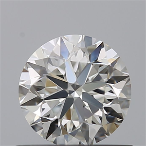 Picture of Natural Diamond 0.70 Carats, Round with Very Good Cut, F Color, IF Clarity and Certified by GIA