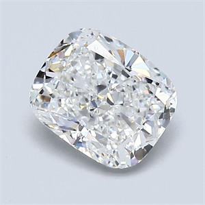 Picture of Natural Diamond 1.21 Carats, Cushion with  Cut, F Color, VVS2 Clarity and Certified by GIA