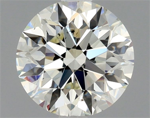Picture of Natural Diamond 0.70 Carats, Round with Excellent Cut, K Color, SI1 Clarity and Certified by GIA