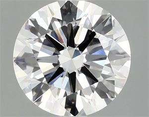 Picture of Lab Grown Diamond 1.48 Carats, Round with Ideal Cut, E Color, VS1 Clarity and Certified by IGI