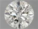 Natural Diamond 1.00 Carats, Round with Excellent Cut, I Color, SI2 Clarity and Certified by GIA