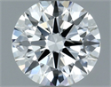 Diamante Natural 0.53 quilates, Redondo , Color F, claridad VVS2 y certificado GIA
