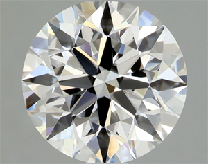Picture of Natural Diamond 1.23 Carats, Round with Excellent Cut, F Color, VVS2 Clarity and Certified by GIA