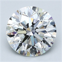 Diamante Natural 2.50 quilates, Redondo , Color E, claridad VS1 y certificado GIA