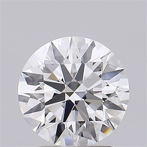 Picture of Lab Grown Diamond 1.92 Carats, Round with Ideal Cut, D Color, IF Clarity and Certified by IGI