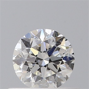 Foto Diamante Natural 0.40 quilates, Redondo , Color F, claridad SI2 y certificado GIA de