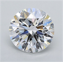 Del inventario de diamantes de laboratorio, 2.01 quilates, Redondo , Color D, claridad VS2 y certificado IGI