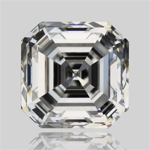 Picture of Natural Diamond 1.01 Carats, Asscher with  Cut, H Color, VVS1 Clarity and Certified by GIA