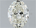 Diamante Natural 1.00 quilates, Ovalado , Color J, claridad SI1 y certificado IGI