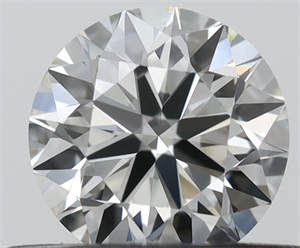 Foto Diamante Natural 0.40 quilates, Redondo , Color H, claridad VVS2 y certificado IGI de