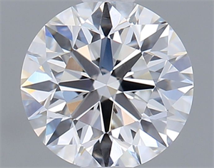 Picture of Lab Grown Diamond 1.01 Carats, Round with Excellent Cut, F Color, VVS1 Clarity and Certified by IGI