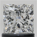Natural Diamond 1.01 Carats, Princess with  Cut, G Color, I1 Clarity and Certified by GIA