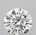 Lab Grown Diamond 1.03 Carats, Round with Ideal Cut, D Color, VS1 Clarity and Certified by IGI