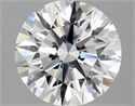 Lab Grown Diamond 3.07 Carats, Round with Excellent Cut, E Color, VS1 Clarity and Certified by IGI