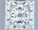 Natural Diamond 2.01 Carats, Princess with  Cut, H Color, VS2 Clarity and Certified by IGI