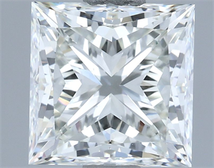 Picture of Natural Diamond 2.01 Carats, Princess with  Cut, H Color, VS2 Clarity and Certified by IGI