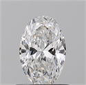 Natural Diamond 0.70 Carats, Oval with  Cut, E Color, VS2 Clarity and Certified by GIA
